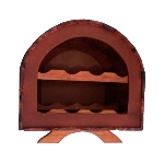 Adega De Madeira Para 8 Garrafas - Porta Vinho