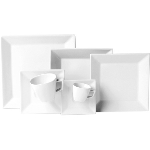 Aparelho de Jantar, Ch e Caf Mail Order Plateau White c/ 42 Peas - Oxford