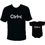 Camiseta E Body Tal Pai Tal Filho Ctrl C Ctrl V