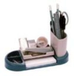 Organizador de Mesa Gelo com Base Cinza