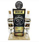 Pingmetro Posto de Gasolina com 2 Garrafas - Personalizado Jack Daniel